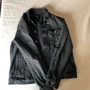Forever 21 Men’s Jacket [black denim]